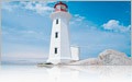 Historic Lighthouse Along the Canada and New England Cruise Route