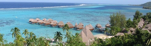 View from Tahiti Cruise Ship