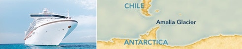 Amalia Glacier, Chile (Scenic Cruising) : Ports of South America