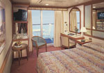 Coral Princess : Oceanview Double with Balcony
