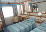 Crown Princess : Oceanview with two portholes