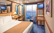 Emerald Princess : Oceanview Double with Balcony