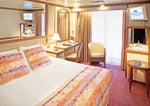 Sapphire Princess : Deluxe Oceanview with two lower beds
