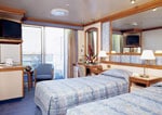 Sapphire Princess : Oceanview Double with Balcony