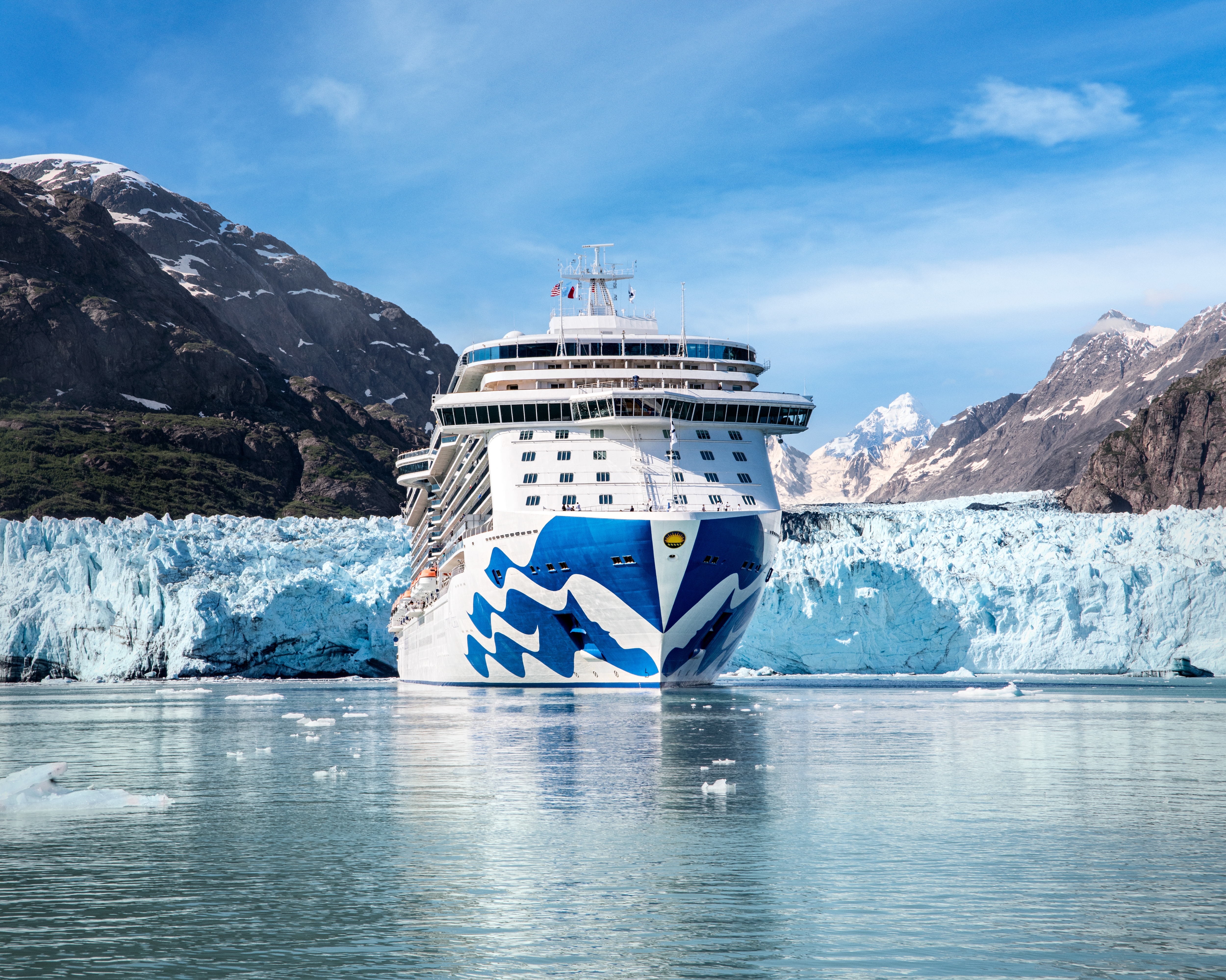 majestic princess at glacier bay national park