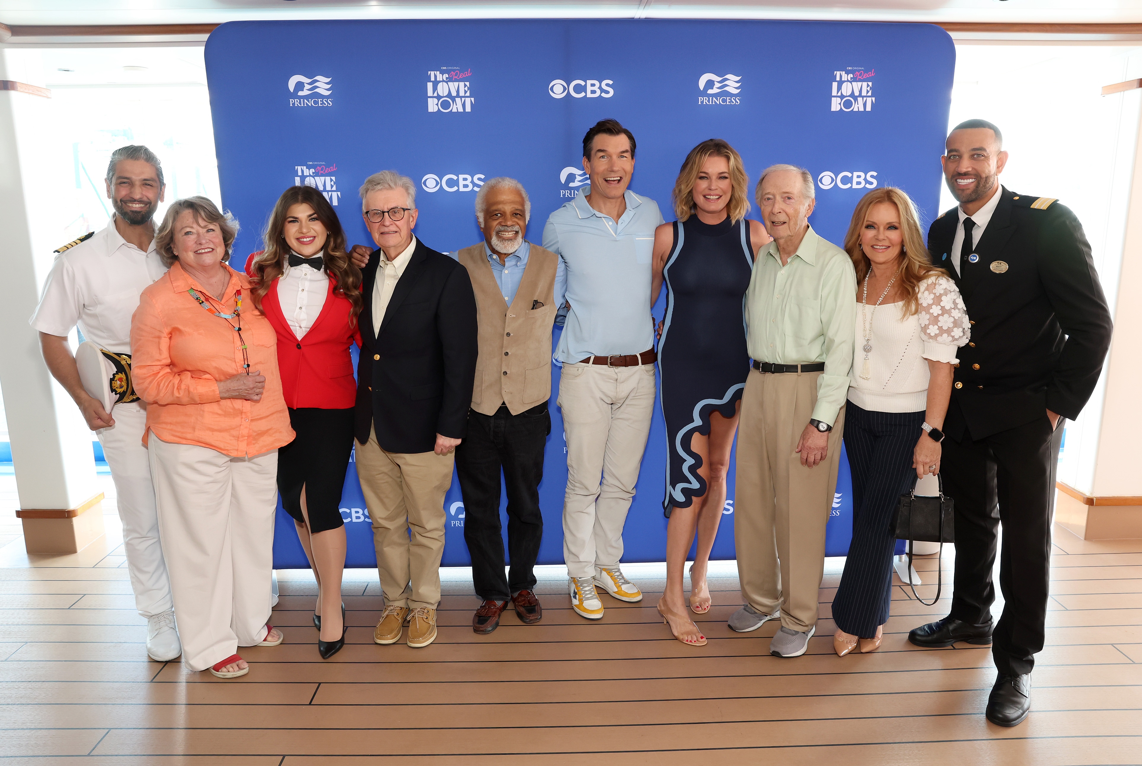 Exciting and new introductions between the original cast of The Love Boat  and The Real Love Boat hosts and crew - Princess Cruises