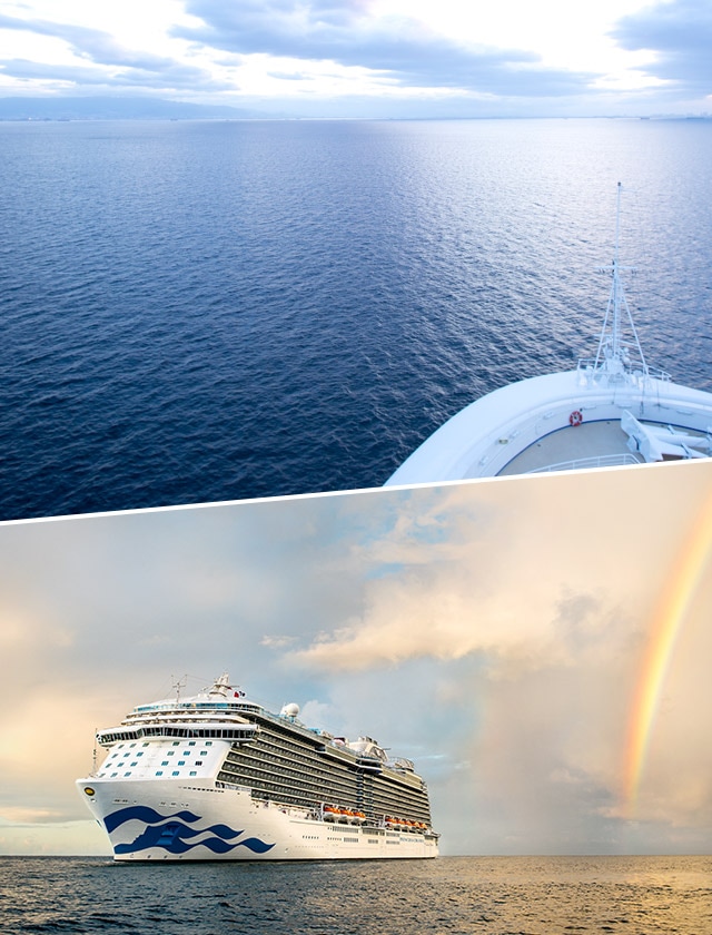Exhaust Gas Cleaning Systems on 14 Ships by 2020; Composite image of two different ships at sea.