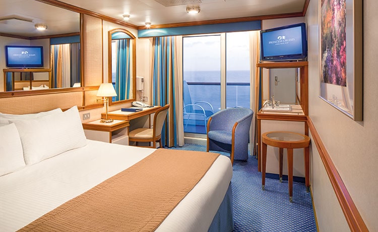 princess cruise line balcony room