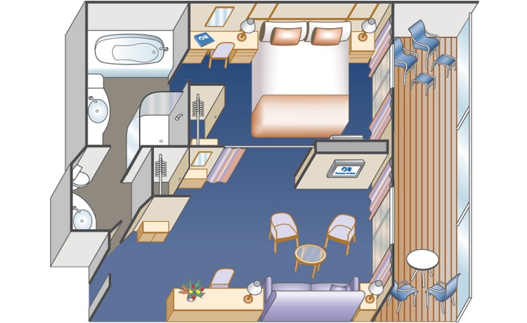 cruise ship cabin layouts