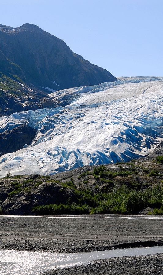 An Alaska glacier
