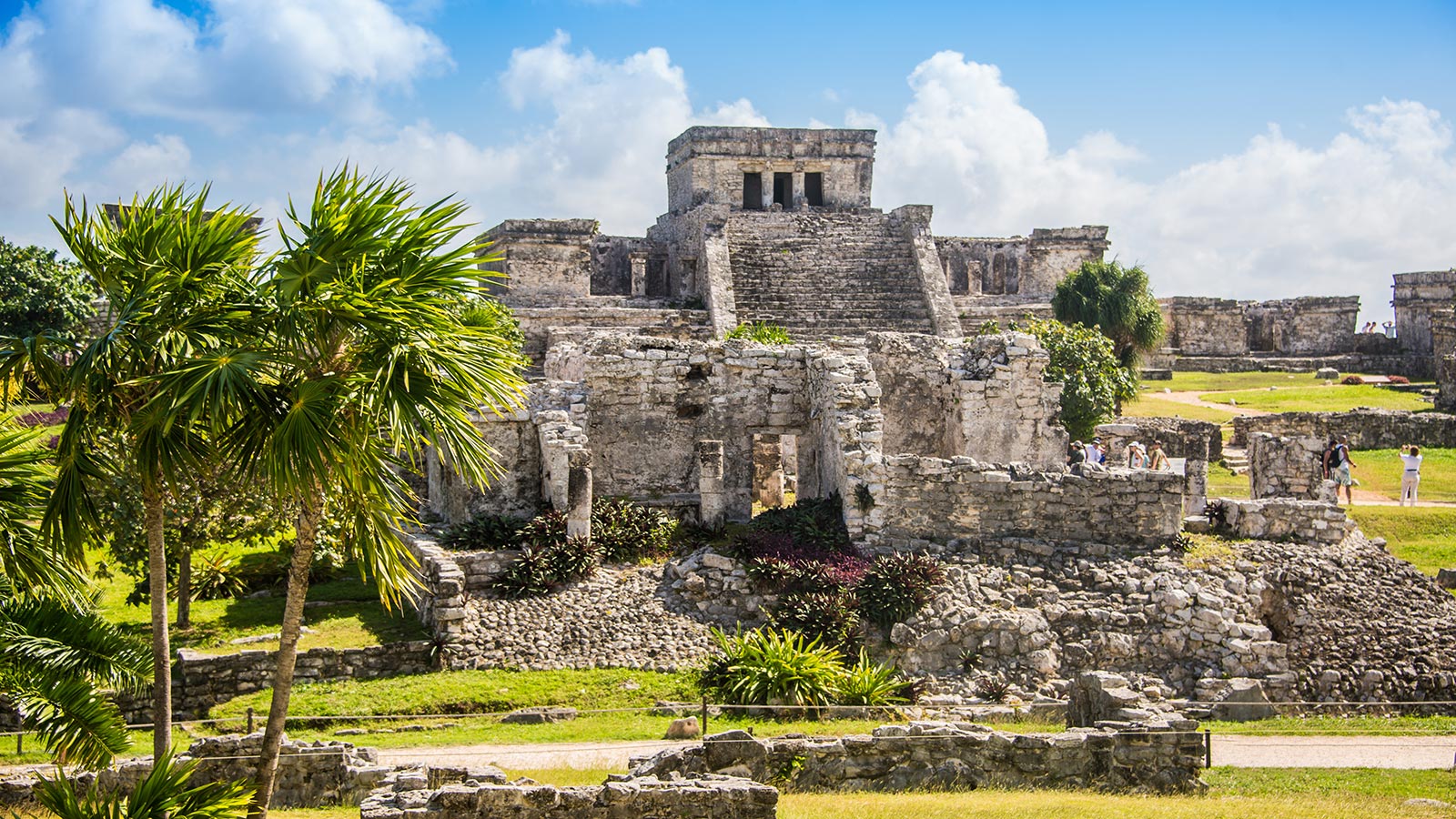 ancient ruins in cozumel on a western caribbean cruise.