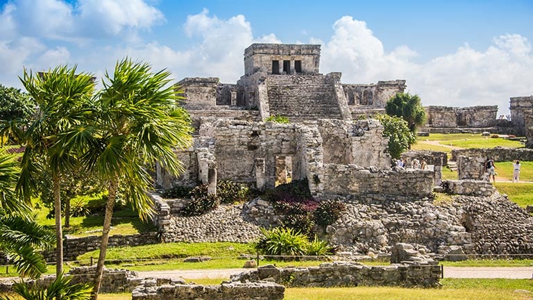 Mayan temple in Cozumel
