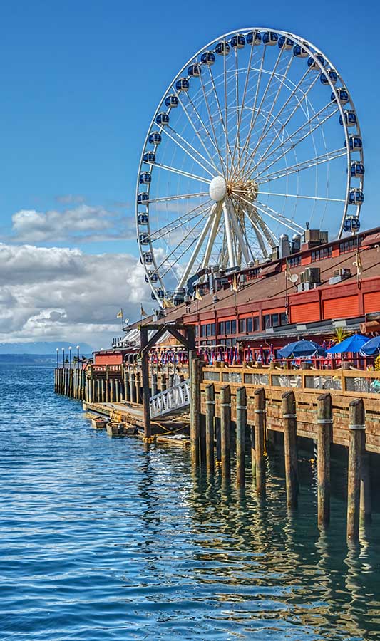 Ferris wheel at the pier