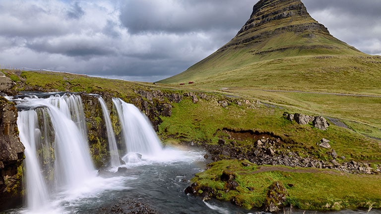 waterfalls in Grundarfjordur, Iceland