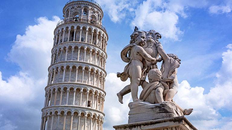 The leaning Tower of Pisa, Pisa, Italy