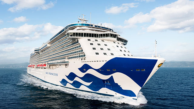 Princess Cruises ship at sea