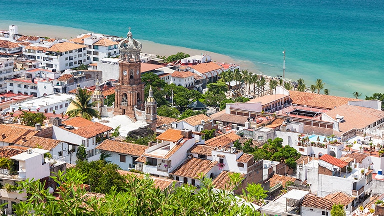 city view of puerto vallarta