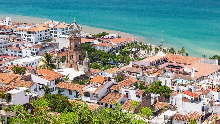 city view of puerto vallarta