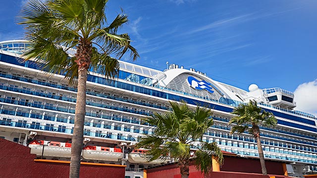 outside view of a Princess Cruises ship