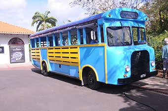 open fun bus tour st lucia