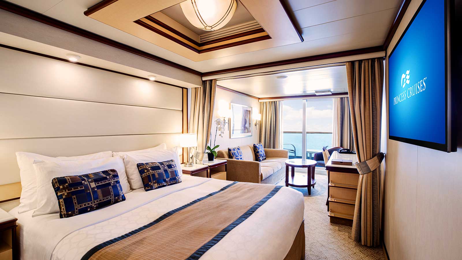 Image of Mini-suite Accommodation, sourced from: Princess Cruise Lines https://www.princess.com/images/global/ships-and-experience/ships/products/staterooms/royal-class-mini-suite-1600.jpg