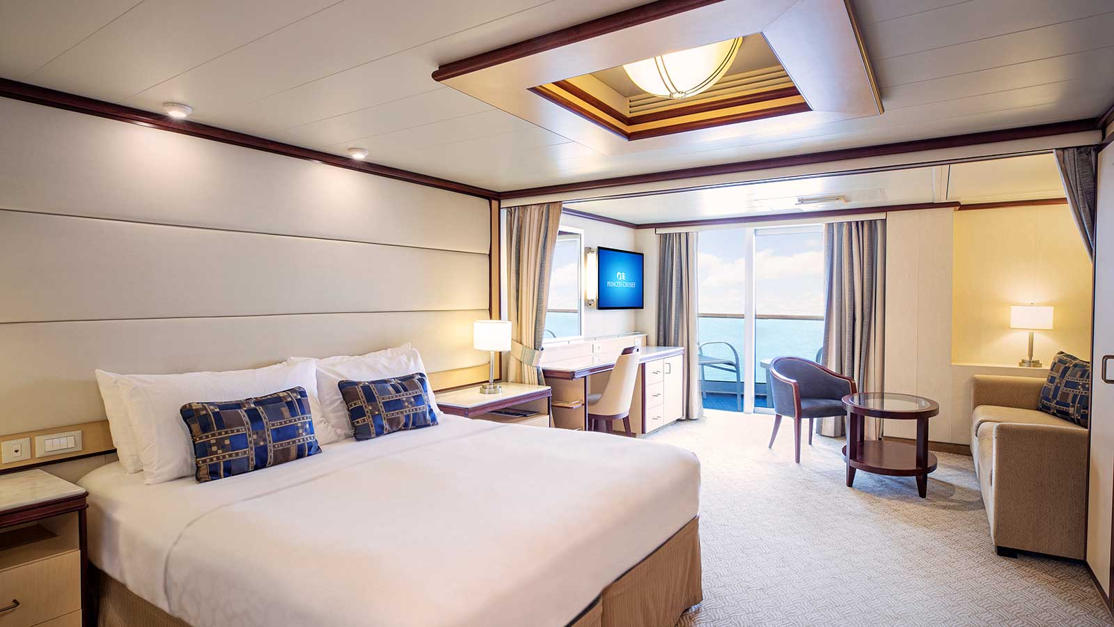 Image of Accessible Accommodation, sourced from: Princess Cruise Lines https://www.princess.com/images/global/ships-and-experience/ships/products/staterooms/royal-class-wheelchair-accessible-1600.jpg