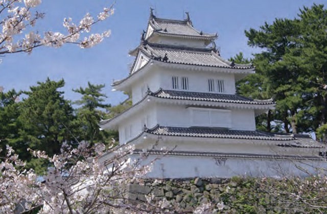 Shimabara Castle in Nagasaki as seen from a Japan Cruise