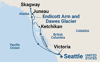 Inside Passage (Roundtrip Seattle)