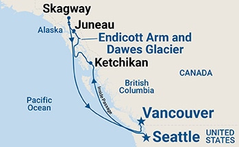 Inside Passage (Seattle to Vancouver)